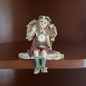 Boyds Bears Angel Fairy Shelf Sitter Have Fun Time Flies Wee Folkstone